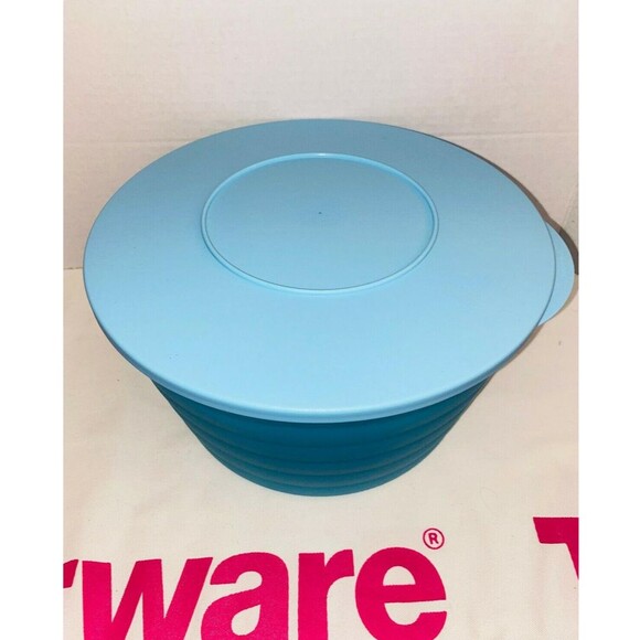 Tupperware Blue 4.5L Salad Spinner Spin & Save Container & Lid Replacements 3776 - Picture 2 of 2